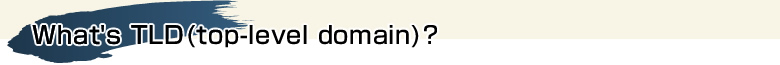 What's TLD(top-level domain)?